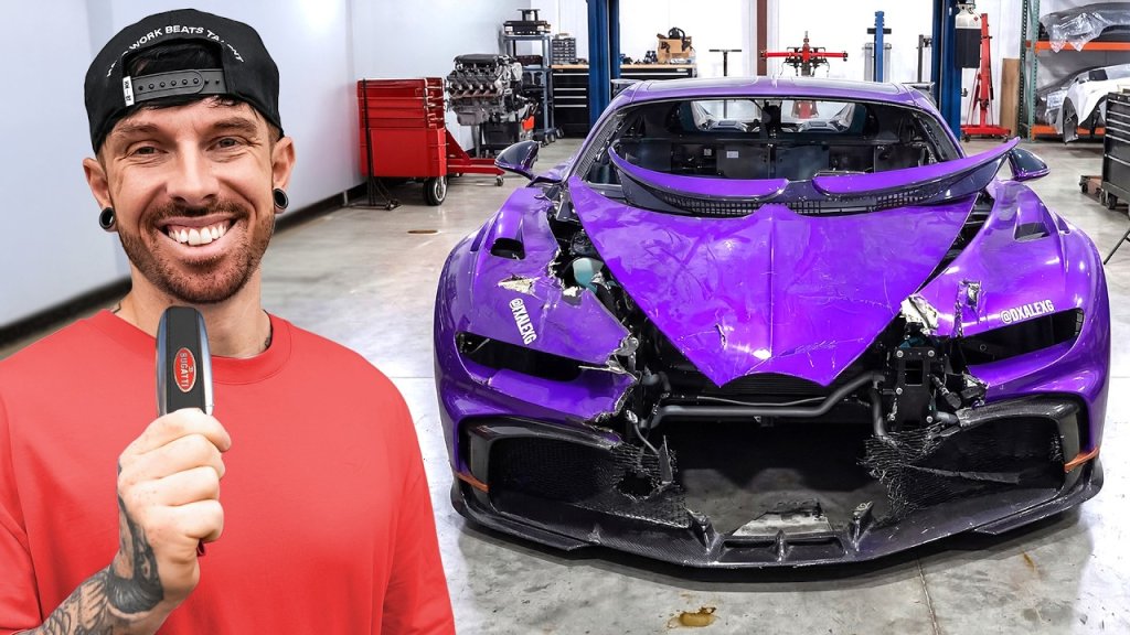 Rebuilding the Wrecked Bugatti Chiron Pur Sport: From Broken Mount to First Start-Up